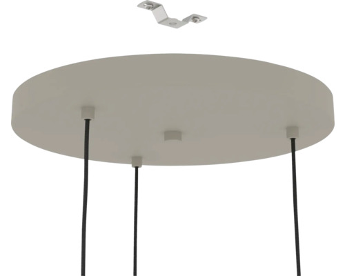 Stropní svítidlo s montážní konzolou a závěsy pro kabely