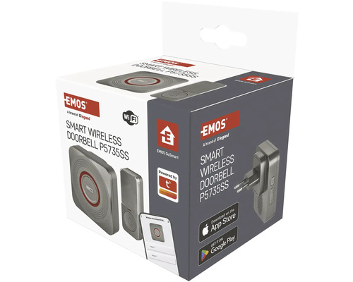 Balení chytrého bezdrátového zvonku EMOS P5735SS