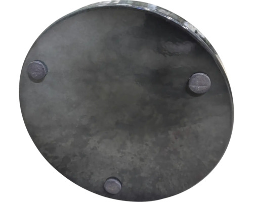 Spodní strana kulatého květináče s nožičkami