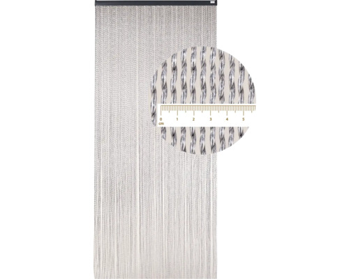 Dekorační závěs z plastu s centimetrovou stupnicí