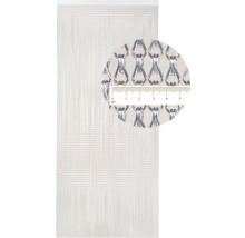 Hliníkový řetězový závěs s detailním pohledem a měřicí stupnicí