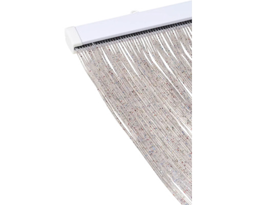 Dekorační závěs s vlákny