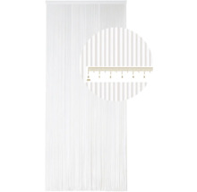 Ozdobný šál z nití s centimetrovou indikací pro měření nití.