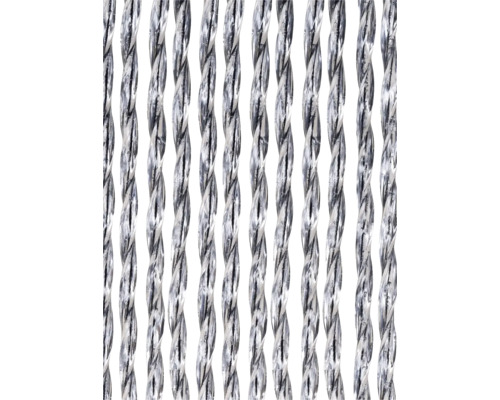 Několik stříbrných pramenů v řadě