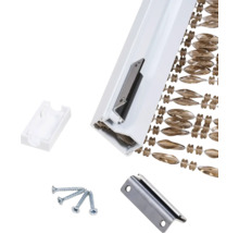 Korálkový závěs s montážním příslušenstvím