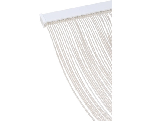 Provázkový závěs s bílou závěsnou lištou