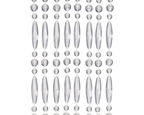 Dekorační závěs s transparentními korálky