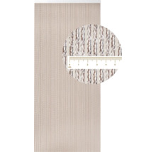 Dekorativní šňůrkový závěs se stříbrnými akcenty a měřicí stupnicí pro detailní pohled