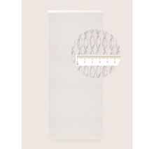 Dekorační šály s dekorativní strukturou a detailním pohledem s měřítkem.