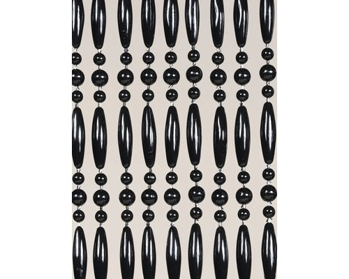 Dekorativní korálkový závěs s černými korálky