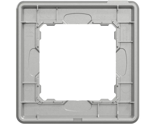 Krycí rámeček pro vypínače a zásuvky z plastu, pohled zezadu.