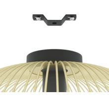 Stropní svítidlo se stínidlem z tyčí a stropním držákem