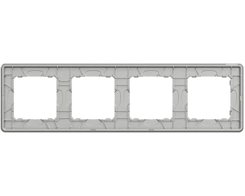 Čtyřnásobný montážní rám z plastu pro elektroinstalace