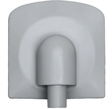 Nástěnná růžice z plastu pro větrací potrubí s potrubní přípojkou.