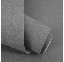 Šedá strukturovaná vliesová tapeta, jednobarevná, matný povrch