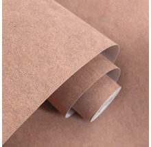 Vliesová tapeta v hnědé barvě se strukturovaným povrchem a melírovaným vzorem, role tapety.