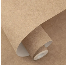 Vliesová tapeta se strukturovaným povrchem ve vzhledu kraftového papíru, role.