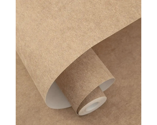 Vliesová tapeta se strukturovaným povrchem ve vzhledu kraftového papíru, role.