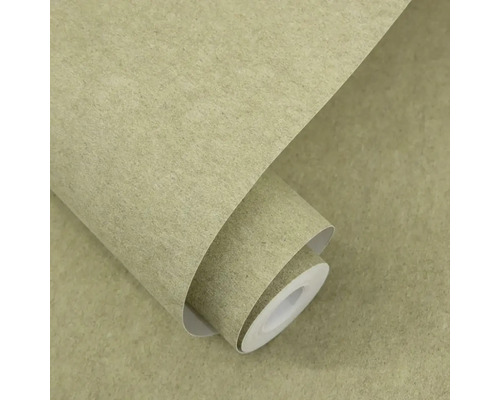 Jednobarevná vliesová tapeta s jemnou strukturou a matným povrchem.