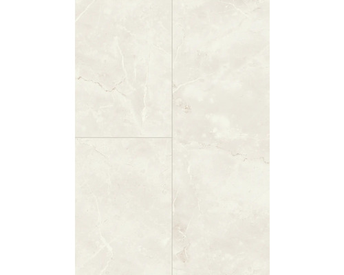 Dlažba s mramorovým efektem a jemným žilkováním.