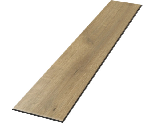 Jednotlivá podlahová lamela s dekorem dřeva a strukturou.