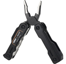Multitool DeWalt McLaren Special Edition s kombinovanými kleštěmi a výklopnými nástroji.