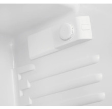 Vnitřní regulátor teploty pro chladničku s číslovaným otočným knoflíkem.