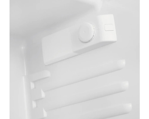 Vnitřní regulátor teploty pro chladničku s číslovaným otočným knoflíkem.