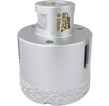 Diamantová děrovka Profi Mage, průměr 53 milimetrů, pro vrtání za sucha do dlaždic a přírodního kamene.