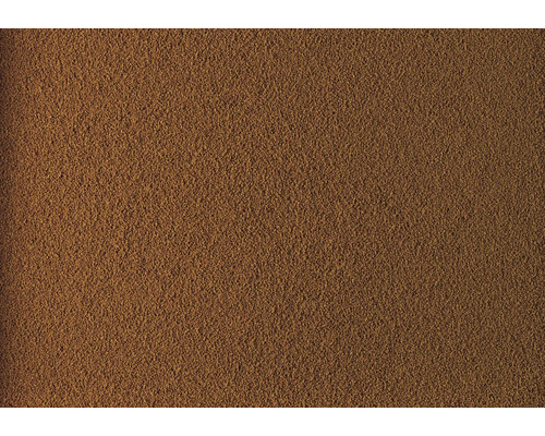 Texturovaný povrch hnědé dekorativní nástěnné omítky s jemnou zrnitou strukturou.