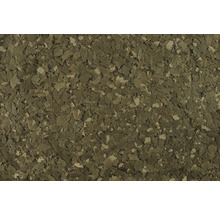 Detailní záběr na vločkové krmivo pro akvarijní ryby.