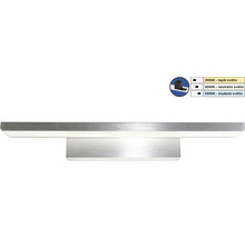 LED nástěnné svítidlo z kartáčovaného kovu s nastavitelnou teplotou barev od 3000 Kelvinů do 6500 Kelvinů.