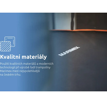 Detail skákací plochy trampolíny Marimex z kvalitního materiálu s Marimex Logo.