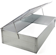 Kovový pařeništní nástavec s výklopným víkem pro vyvýšené záhony.