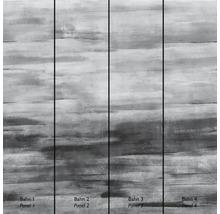 Fototapeta ve vzhledu betonu s akvarelovou strukturou, rozdělená na čtyři pruhy.