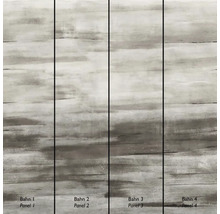 Fototapeta s horizontální betonovou strukturou v šedých odstínech, zobrazená ve čtyřech očíslovaných pruzích.