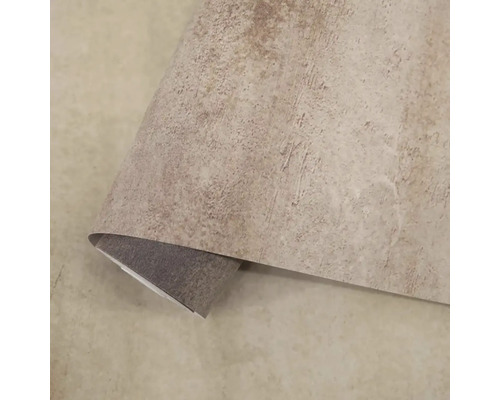 Vzorek podlahové krytiny se strukturovaným povrchem ve vzhledu kamene.