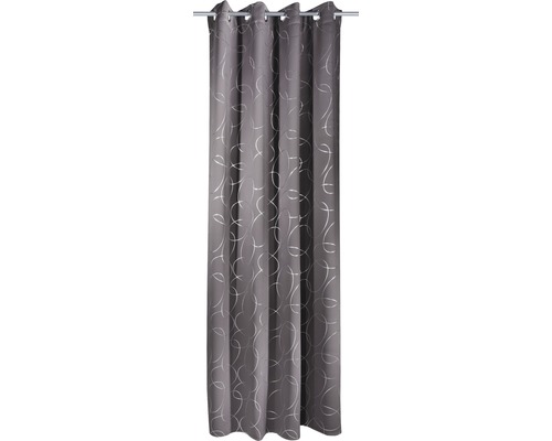 Závěs s očky a vzorem