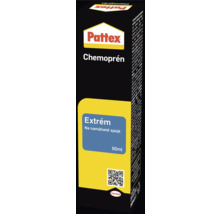 Kontaktní lepidlo Pattex Chemoprén Extrém na namáhané spoje, 50 mililitrů, Pattex Logo, Henkel Logo.