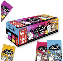 Mega balení krmiva pro kočky Lyopro Meow, 44 kapsiček s různými příchutěmi.