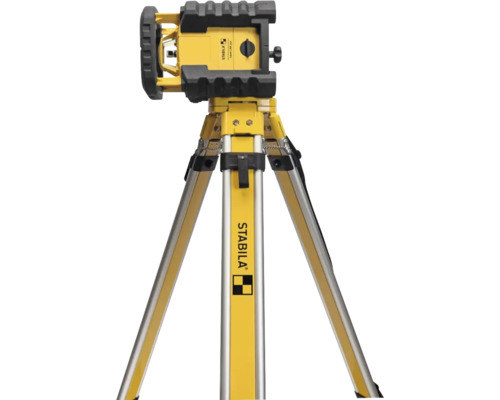 Rotační laser Stabila LAR 350 na stativu pro přesné měření.