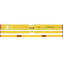 Žlutá vodováha Stabila typ 80 ASM, 60 centimetrů, magnetická, s horizontální a vertikální libelou.