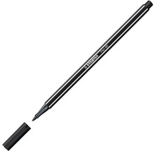Černý fix Stabilo Pen 68 s odejmutým víčkem.