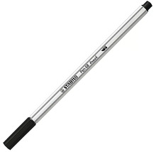Fix Stabilo Pen 68 brush s flexibilním štětcovým hrotem pro kreslení a krasopsaní.