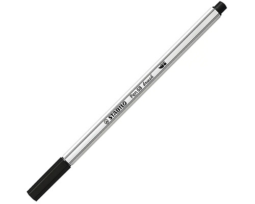 Fix Stabilo Pen 68 brush s flexibilním štětcovým hrotem pro kreslení a krasopsaní.