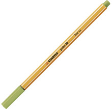 Stabilo point 88 fineliner s tloušťkou čáry nula celá čtyři milimetry.