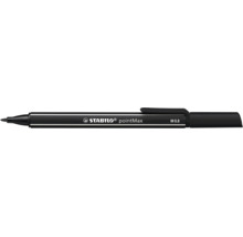 Liner Stabilo pointMax M 0,8 v černé barvě s klipem a jemným hrotem.