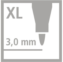 Šířka čáry 3,0 milimetru XL.