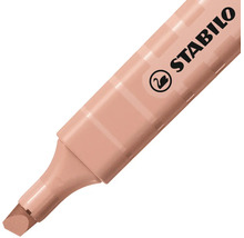 Zvýrazňovač Stabilo se zkoseným hrotem a Stabilo Logo.