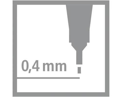 Šířka čáry 0,4 milimetru
